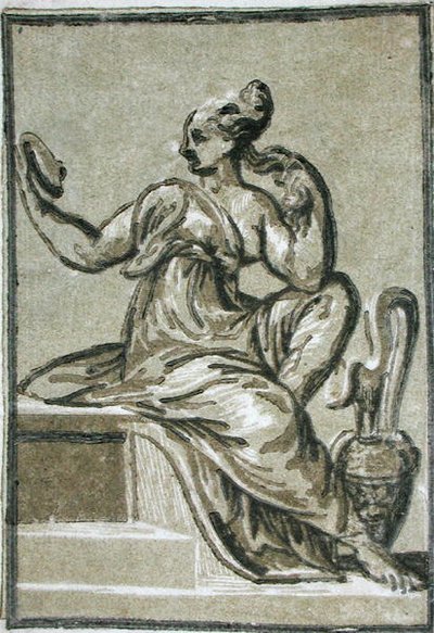 Prudenza, di un artista anonimo da Parmigianino 