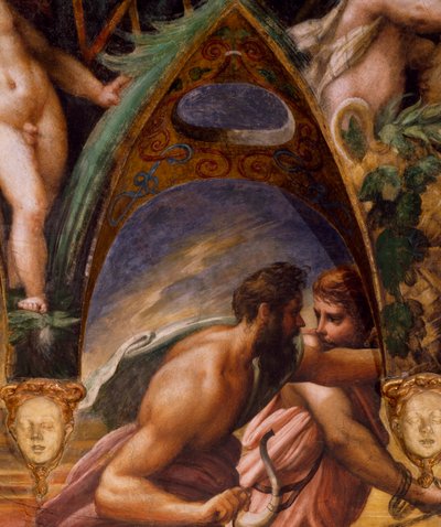 Compagni di Atteone, dal Mito di Diana e Atteone da Parmigianino