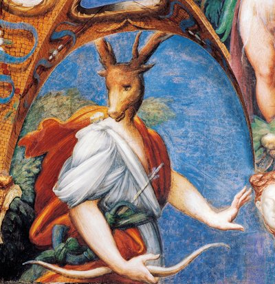 Trasformazione di Atteone in cervo da Parmigianino