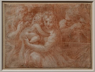 Sacra Famiglia con due santi da Parmigianino (1503 40)