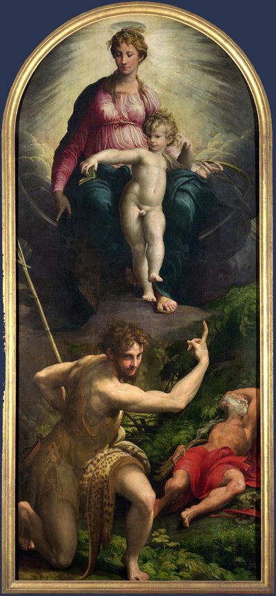 Madonna col Bambino con San Giovanni e San Girolamo da Parmigianino