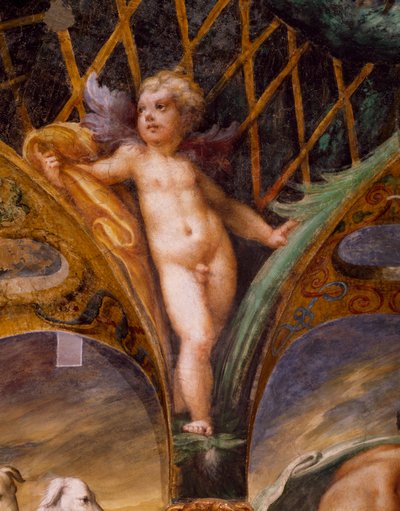 Putto, dal Mito di Diana e Atteone da Parmigianino