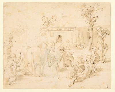 Scena rustica da Parmigianino