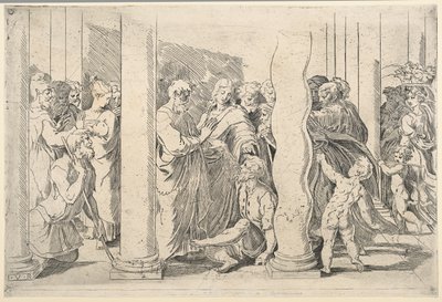 San Pietro e San Giovanni guariscono il paralitico alla Porta d
