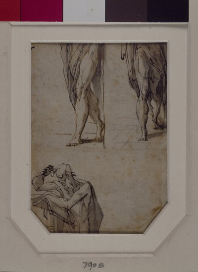 Studi di uomini da Parmigianino