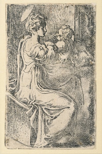 Vergine con Bambino da Parmigianino