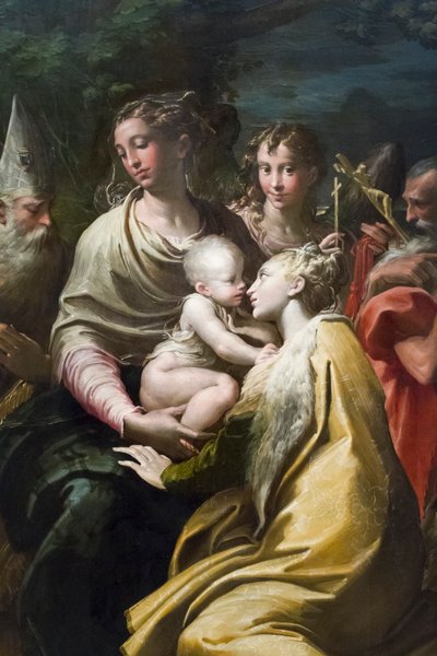 Vergine e Bambino con Santa Margherita e altri santi da Parmigianino (1503 40)