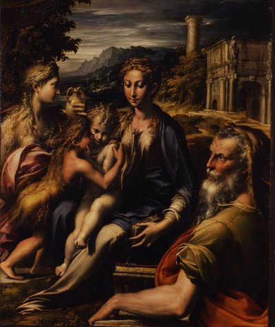 Madonna col Bambino e San Madonna di San Zaccaria, c.1535 da Parmigianino