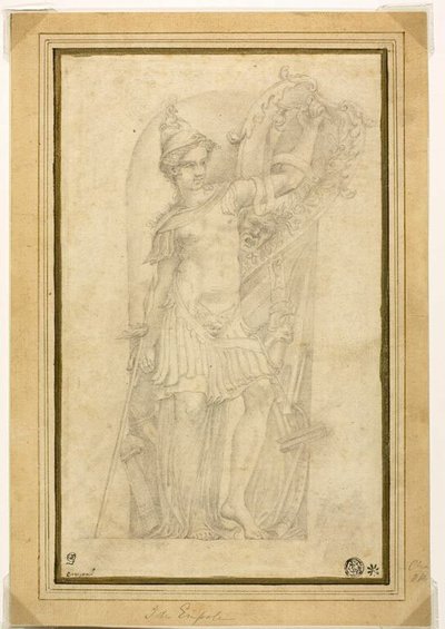 Minerva (or Bellona) in a Niche da Parmigianino