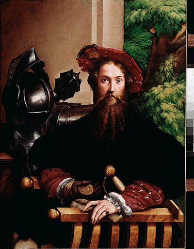 Ritratto di Galeazzo Sanvitale, Duca di Fontanellato, Marito di Paola Gonzaga, 1524 da Parmigianino