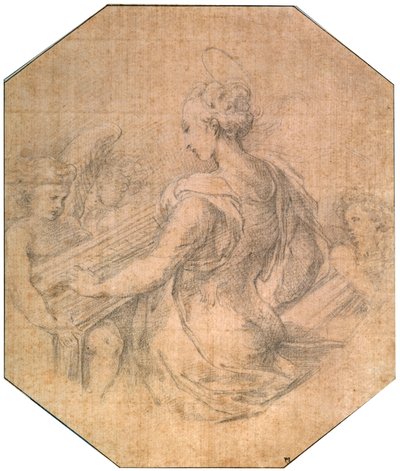 Santa Cecilia, c1527-1530 da Parmigianino