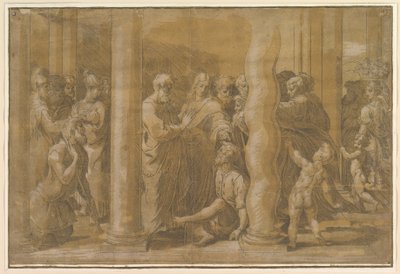 Santi Pietro e Giovanni che Guariscono i Malati da Parmigianino