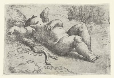 Cupido dormiente da Parmigianino