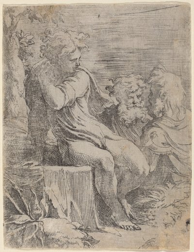 Il Ragazzo e Due Vecchi da Parmigianino