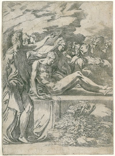 La sepoltura di Cristo da Parmigianino