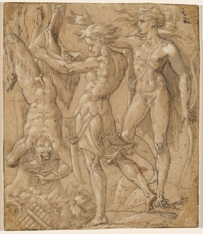 La scuoiatura di Marsia da Parmigianino