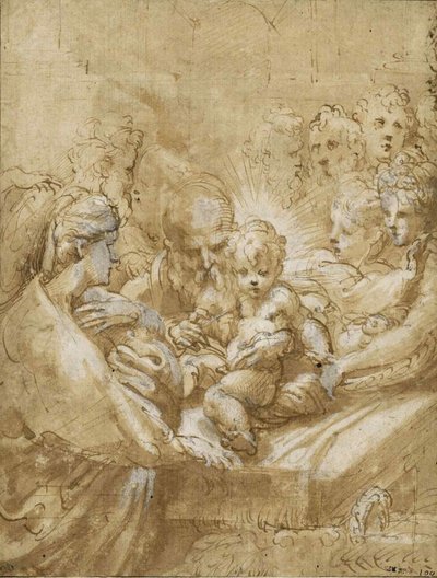 La circoncisione, prima metà del XVI secolo da Parmigianino