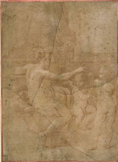 Venere con Cupido e Putto da Parmigianino