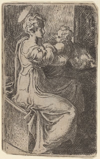 Vergine e Bambino da Parmigianino