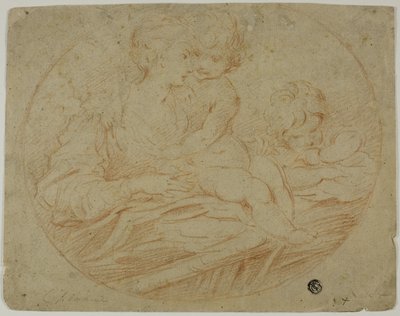 Donna e due bambini da Parmigianino