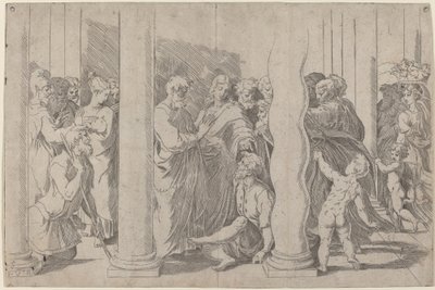 San Pietro e San Giovanni Guariscono lo Zoppo alla Porta d