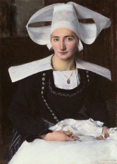 Donna della Bretagna da Pascal Adolphe Jean Dagnan Bouveret