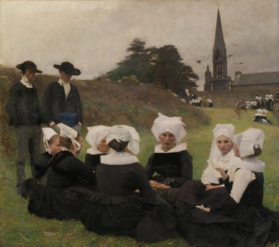Les Bretonnes au Pardon da Pascal Adolphe Jean Dagnan Bouveret