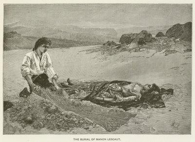 La sepoltura di Manon Lescaut da Pascal Adolphe Jean Dagnan Bouveret