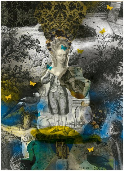 Collage rococò da sogno da Pascal Bouchet-Spiegel