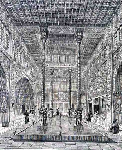 Interno del Palazzo di Chahar Bagh, a Isfahan, da 