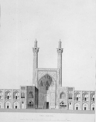 Porta principale di Mesdjid-i-Shah, Isfahan, da 