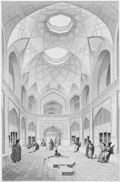 Adji Seid Hussein Bazaar, a Kashan, da 