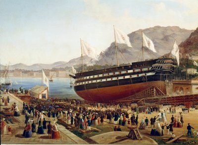 Inaugurazione della nave Monarca nell