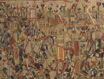 Gli Arazzi di Pastrana, manifattura di Tournai, probabilmente dalla bottega di Passchier Grenier, c.1471 - 1475 da Pasquier (workshop of) Grenier