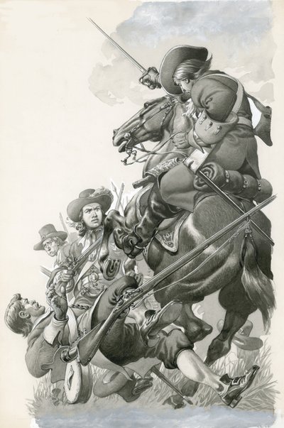 Pancia nera di un cavallo da Pat (1907-95) Nicolle