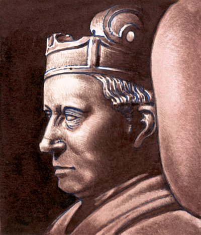 Carlo VI di Francia da Pat (1907-95) Nicolle