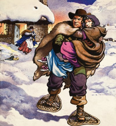 Coppie famose: Lorna Doone e John Ridd da Pat (1907-95) Nicolle