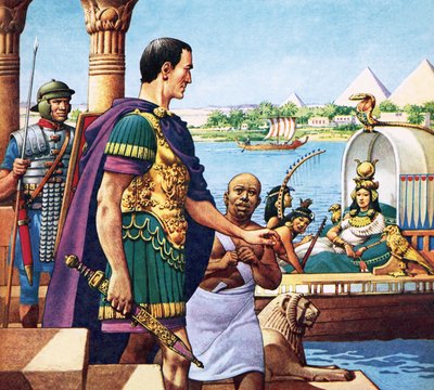 Cesare e Cleopatra da Pat (1907-95) Nicolle