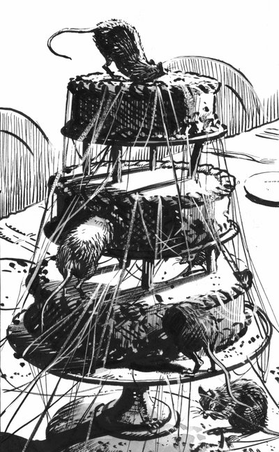 Illustrazione per Grandi speranze di Charles Dickens (penna e inchiostro) da Pat (1907-95) Nicolle