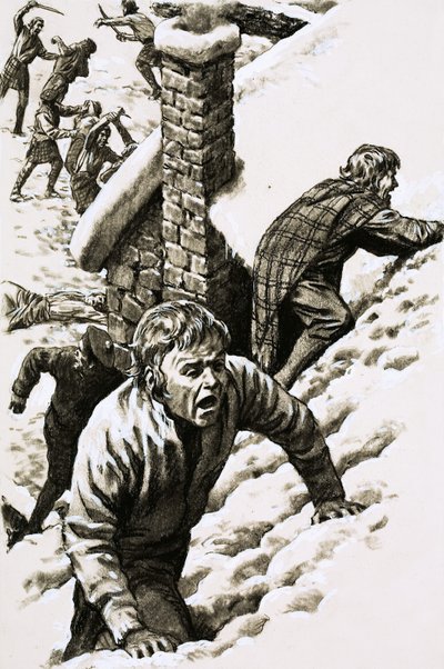 Massacro di Glencoe (gouache su carta) da Pat (1907 95) Nicolle