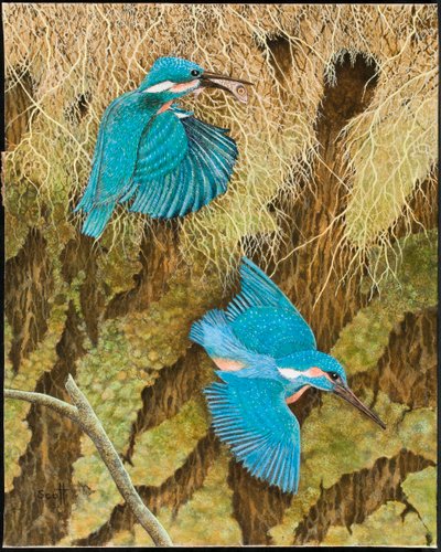 Sharing the Caring, 2011 (acrilico su calico) da Pat Scott