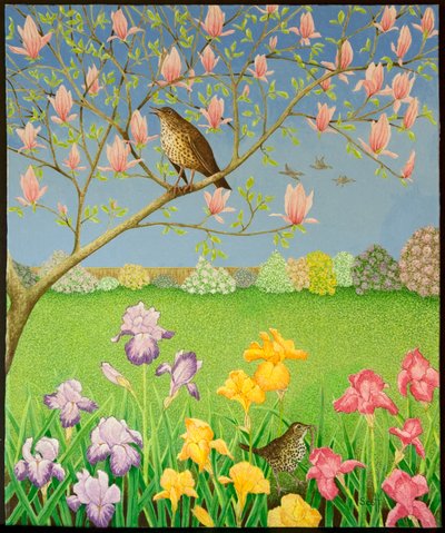 Something to Sing About, 2011 (acrilico su calico) da Pat Scott
