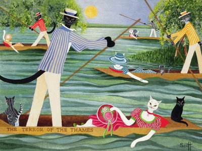 Quelle punture estive (olio su tela) da Pat Scott