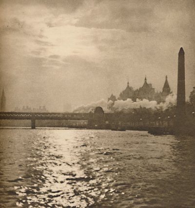 Dove la Strada di Ferro per Dover Attraversa il Fiume, c1935 da Paterson