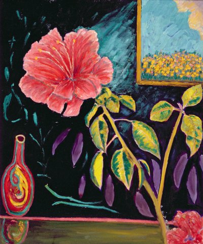 Ibisco con vaso da Patricia Contemporary Artist Eyre