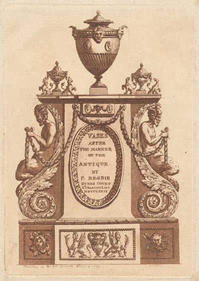 Pagina del titolo da Patrick Begbie