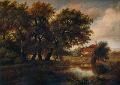 Vecchie case sul Brent, guardando verso Harrow da Patrick Nasmyth