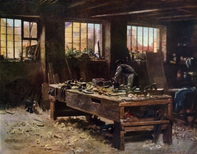 La bottega del falegname da Patrick William Adam
