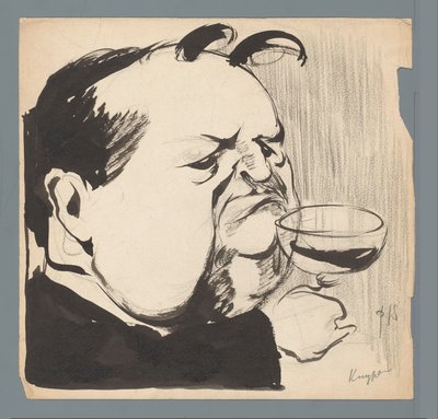 Abraham Kuyper da Patricq Kroon (signed by artist)