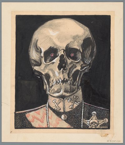 Morte come pacificatore da Patricq Kroon (signed by artist)